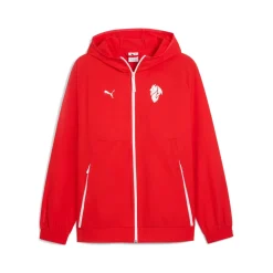 PUMA AC Milan Pumatech Trainingsjack Woven 2025-2026 Rood Wit