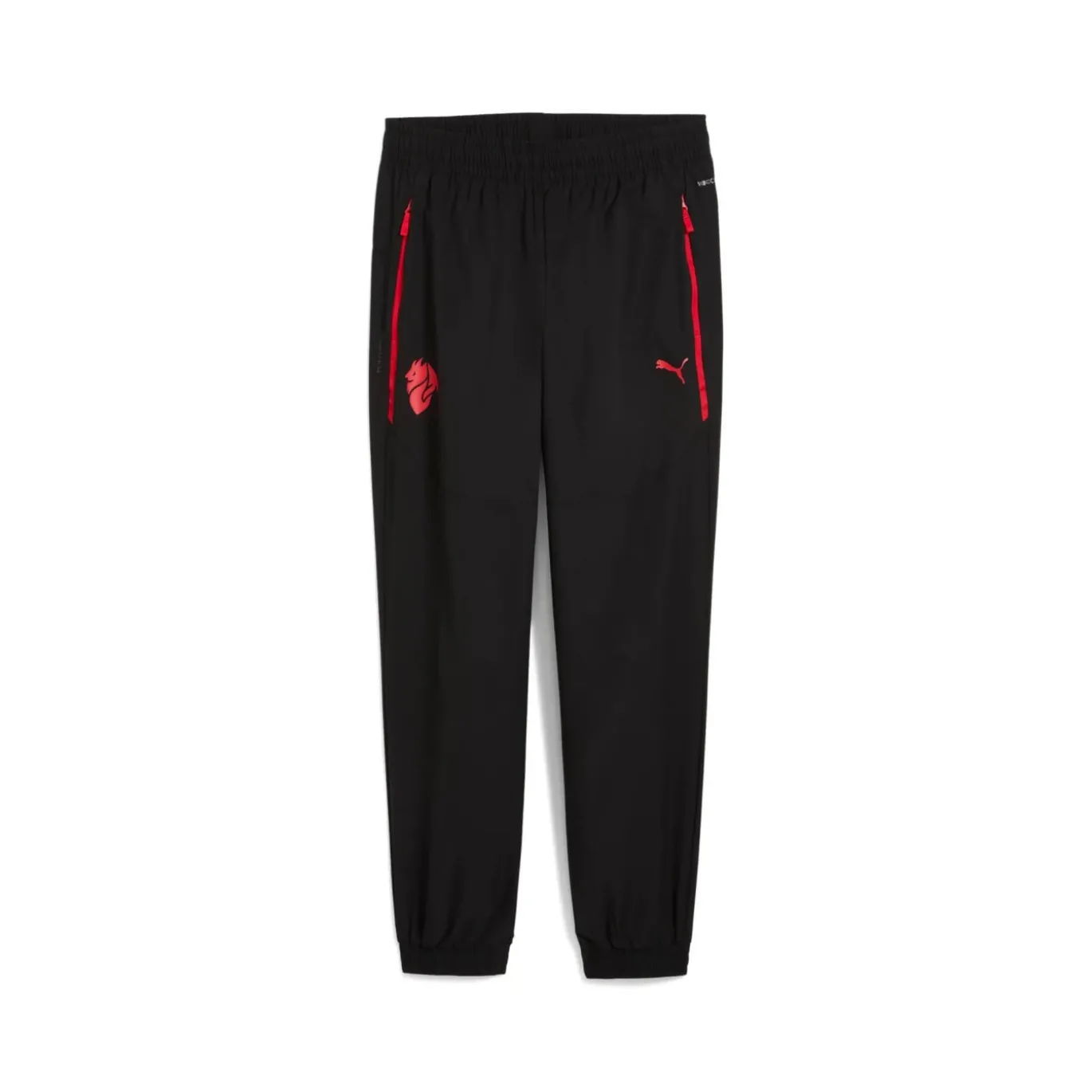 PUMA AC Milan Pumatech Woven Trainingspak Hooded Full-Zip 2025-2026 Rood Zwart Wit