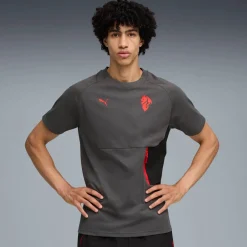 PUMA AC Milan Pumatech Zomerset 2025-2026 Donkergrijs Zwart Rood