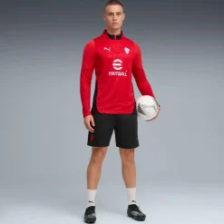 PUMA AC Milan Trainingsbroekje 2025-2026 Zwart Rood