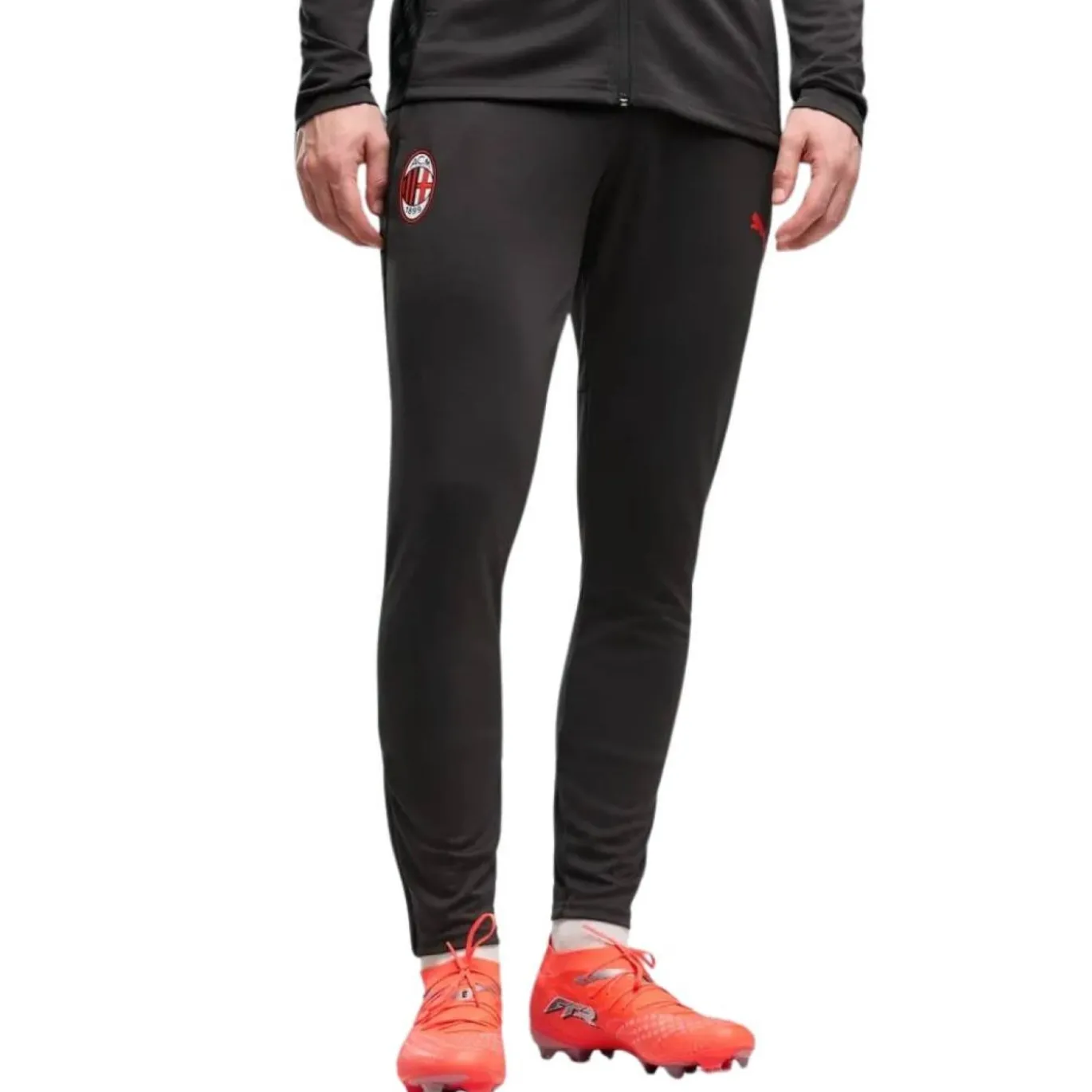 PUMA AC Milan Trainingsbroek 2026-2027 Donkergrijs Rood