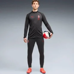 PUMA AC Milan Trainingsbroek 2026-2027 Donkergrijs Rood