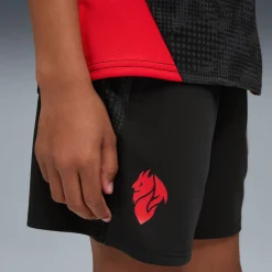 PUMA AC Milan Trainingsbroekje 2025-2026 Kids Zwart Rood