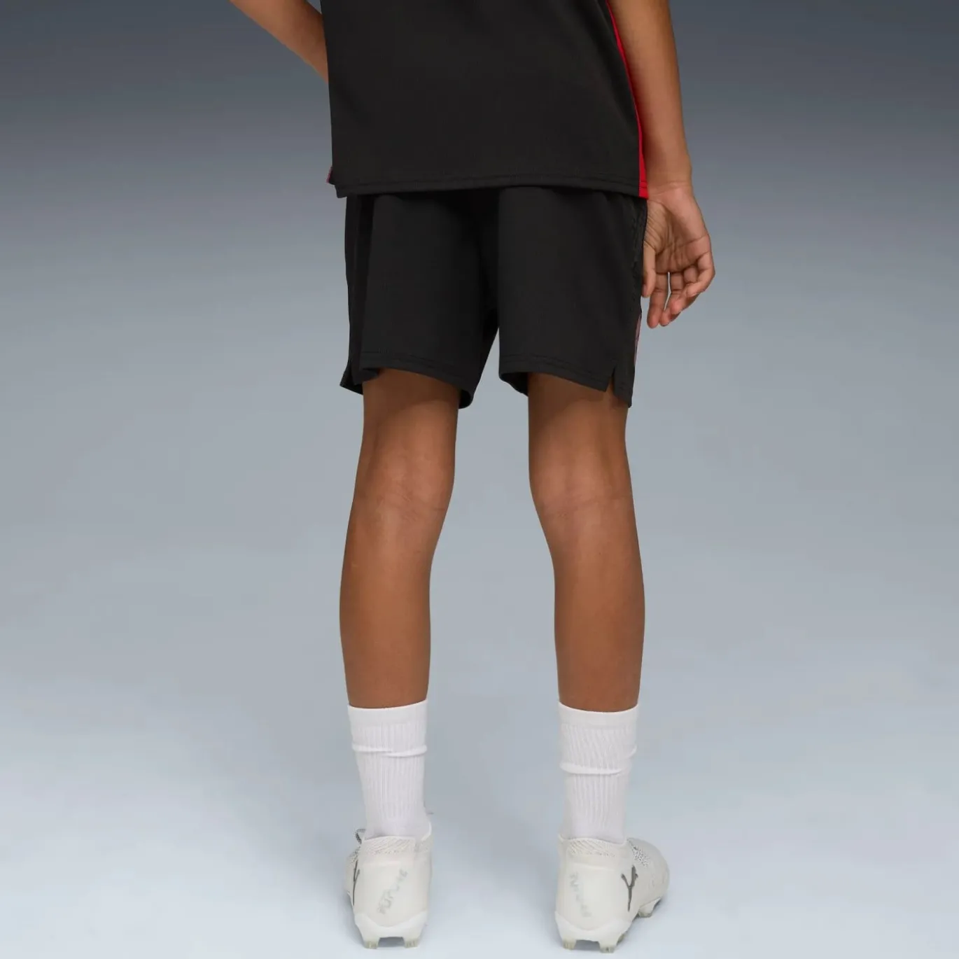 PUMA AC Milan Trainingsbroekje 2025-2026 Kids Zwart Rood