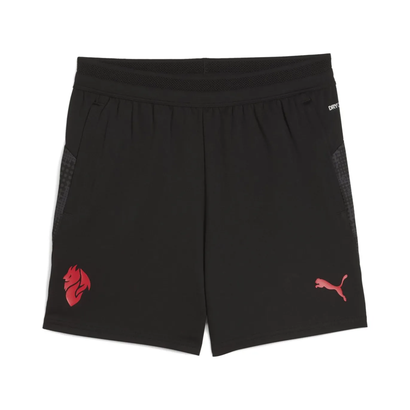 PUMA AC Milan Trainingsbroekje 2025-2026 Kids Zwart Rood