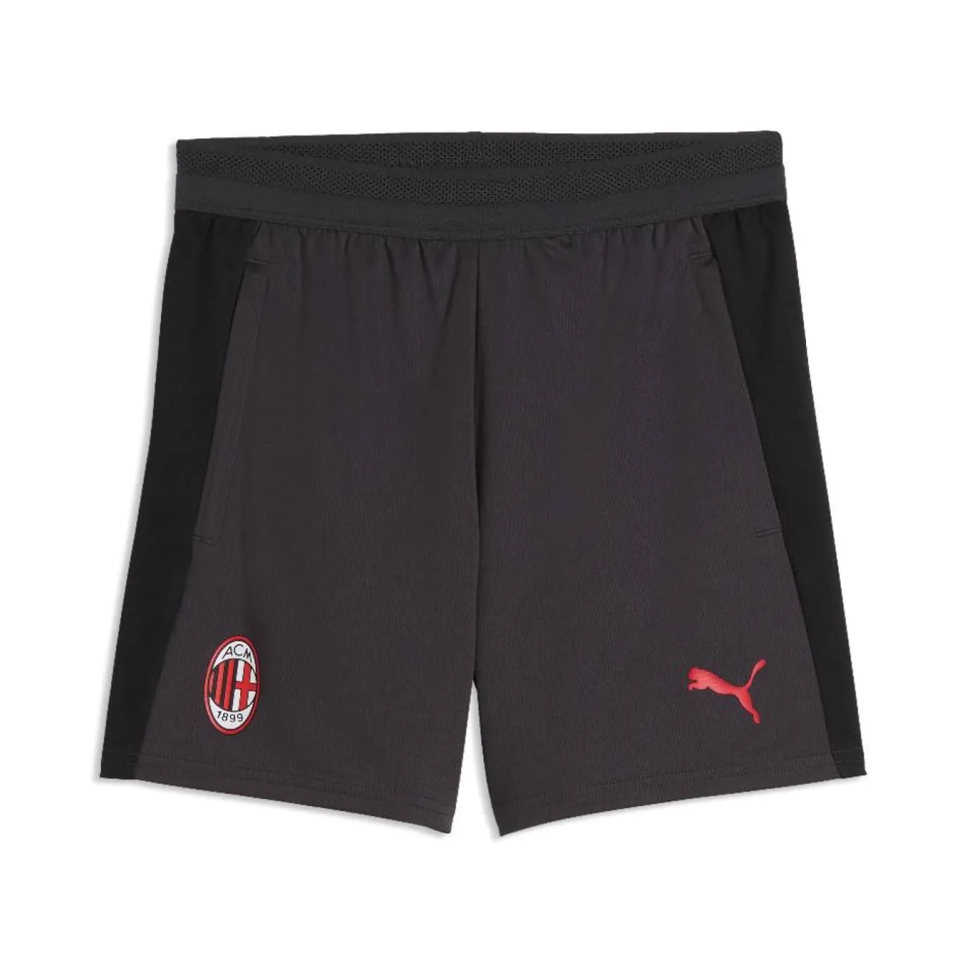 PUMA AC Milan Trainingsbroekje 2026-2027 Kids Donkergrijs Rood