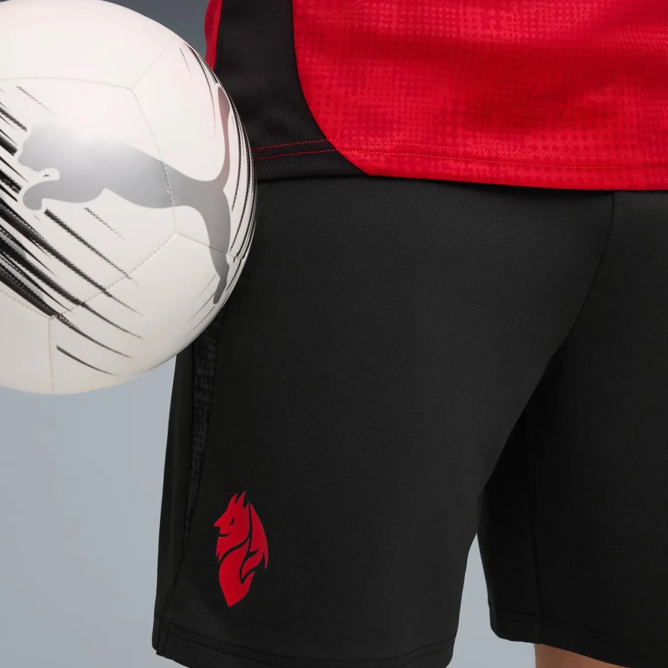 PUMA AC Milan Trainingsset 2025-2026 Zwart Rood