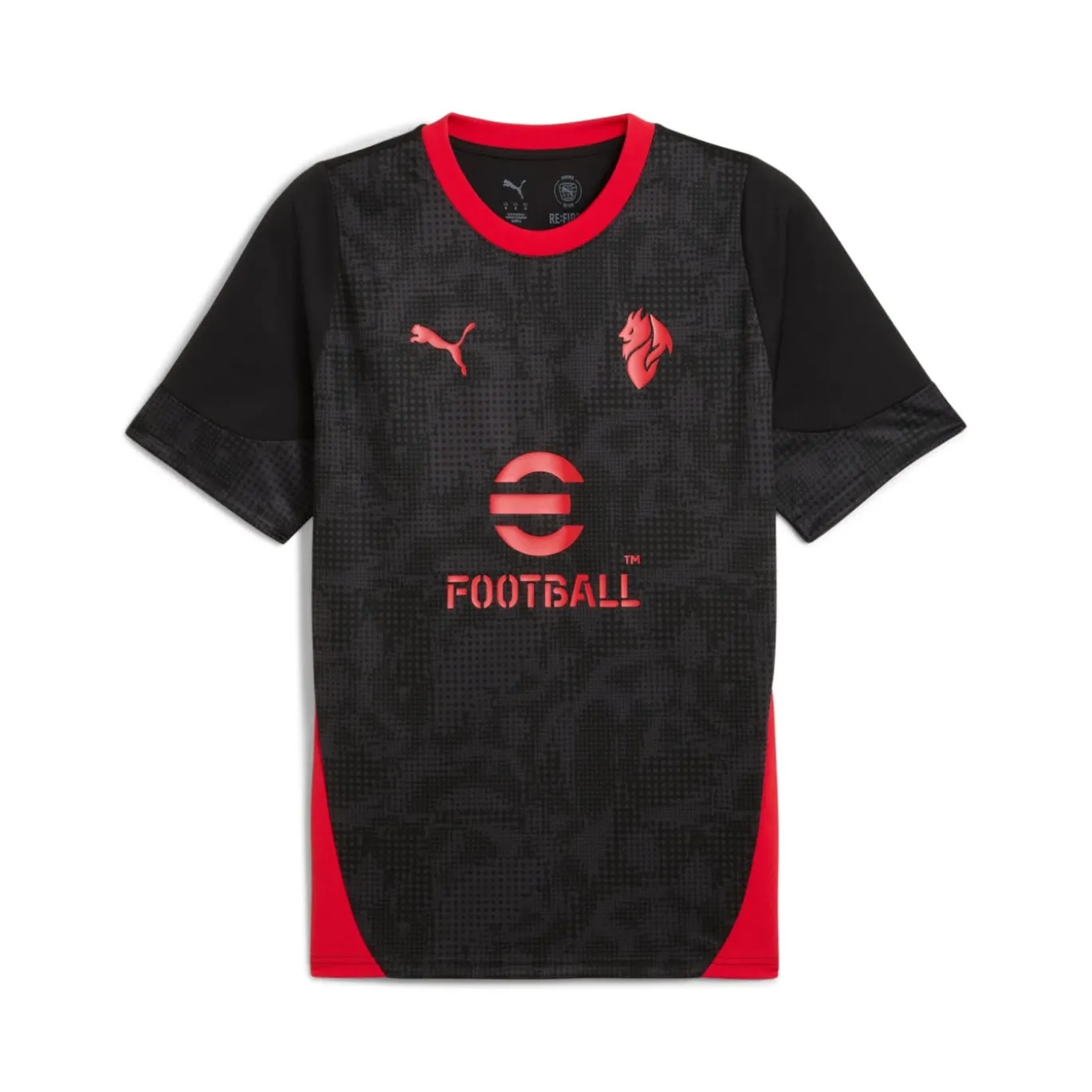 PUMA AC Milan Trainingsset 2025-2026 Zwart Rood