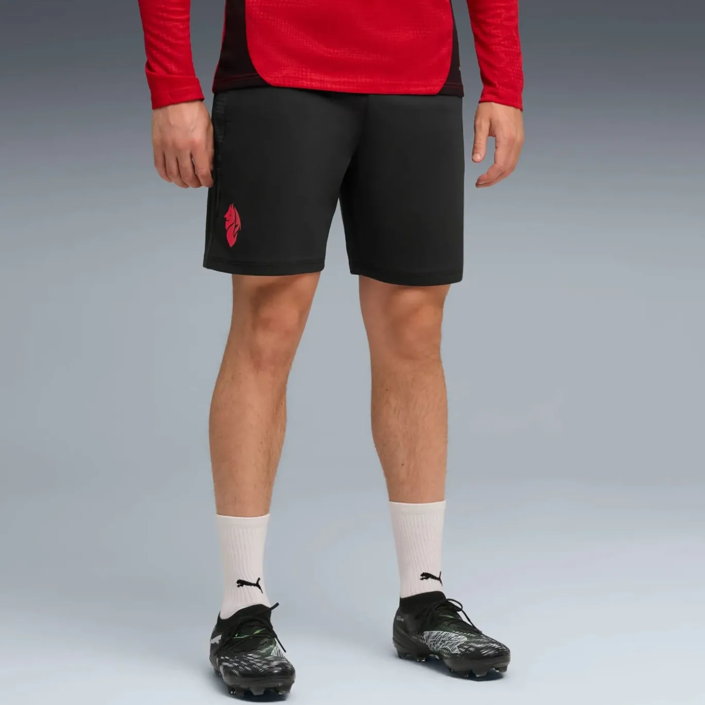 PUMA AC Milan Trainingsset 2025-2026 Zwart Rood