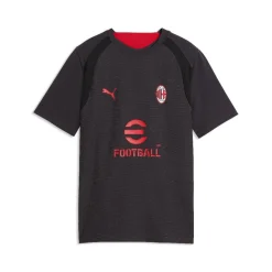 PUMA AC Milan Trainingsshirt 2026-2027 Kids Donkergrijs Rood
