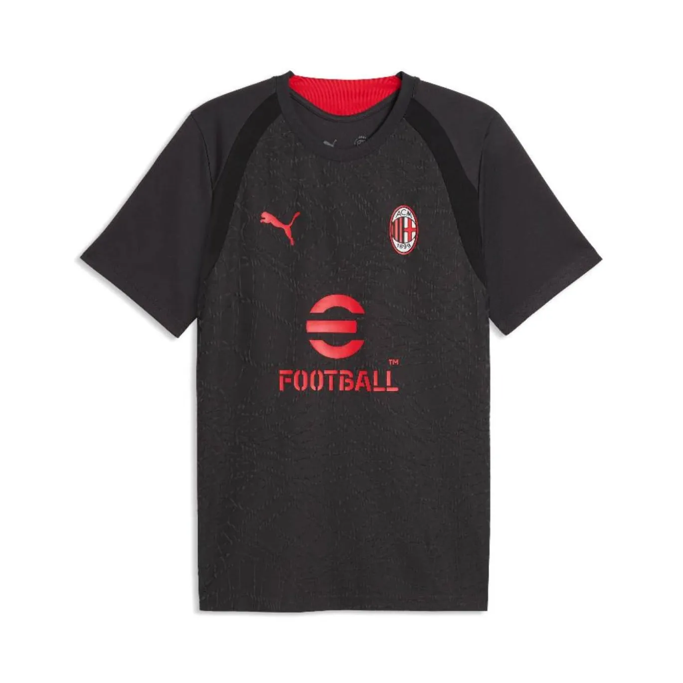 PUMA AC Milan Trainingsshirt 2026-2027 Donkergrijs Rood