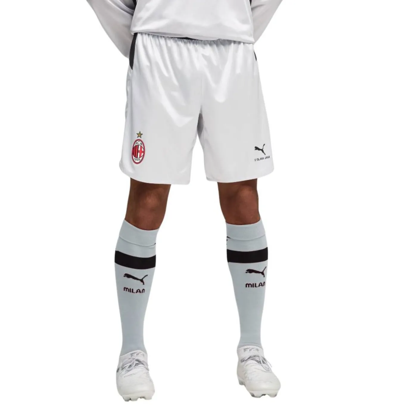 PUMA AC Milan X Slam Jam 4e Broekje 2025-2026 Zilver