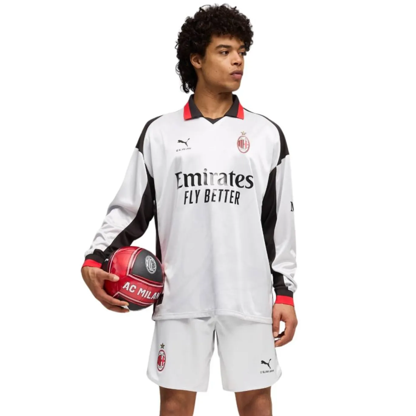 PUMA AC Milan X Slam Jam 4e Broekje 2025-2026 Zilver