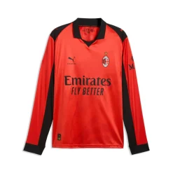 PUMA AC Milan X Slam Jam 4e Shirt Lange Mouwen 2025-2026 Rood