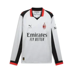 PUMA AC Milan X Slam Jam 4e Shirt Lange Mouwen 2025-2026 Zilver