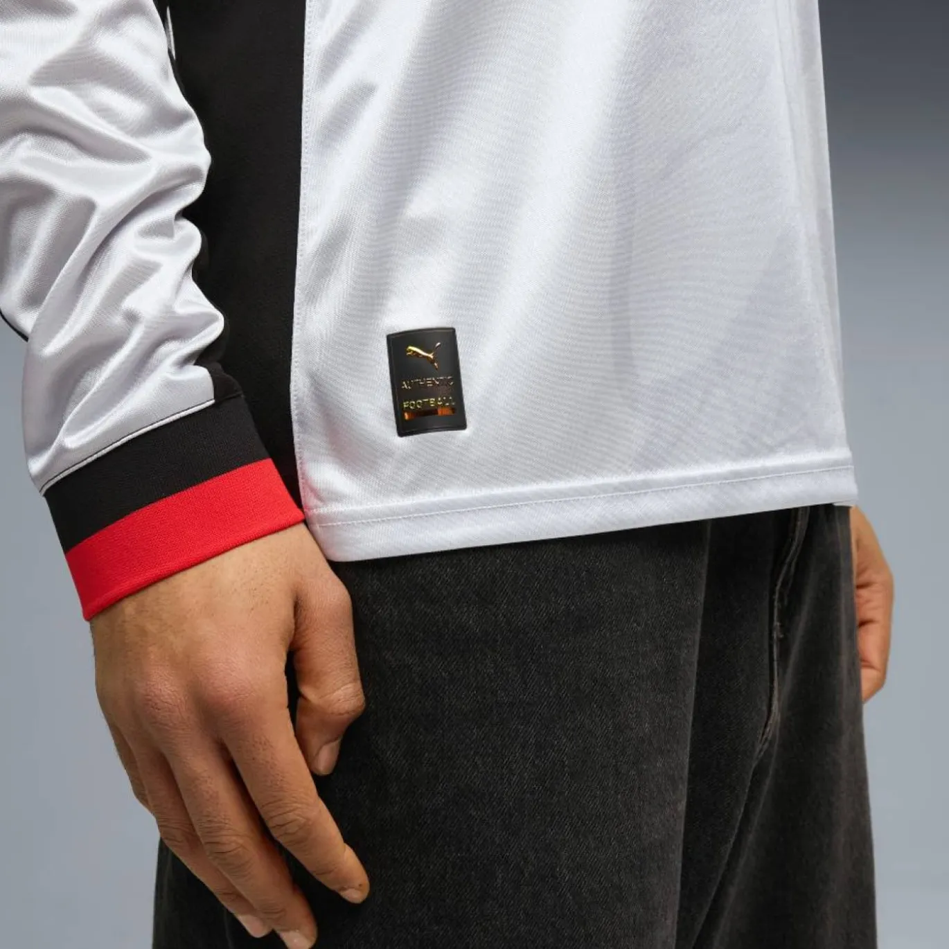 PUMA AC Milan X Slam Jam 4e Shirt Lange Mouwen 2025-2026 Zilver