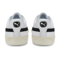 PUMA Army Trainer Sneakers Wit Lichtgrijs Zwart Goud