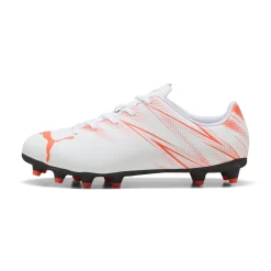 PUMA Attacanto Gras / Kunstgras Voetbalschoenen (MG) Kids Wit Oranje