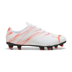 PUMA Attacanto Gras / Kunstgras Voetbalschoenen (MG) Kids Wit Oranje
