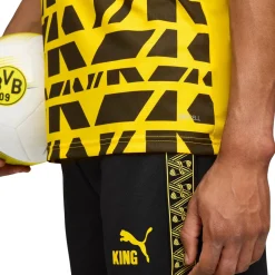 PUMA Borussia Dortmund Pre-Match Trainingsshirt 2025-2026 Geel Zwart