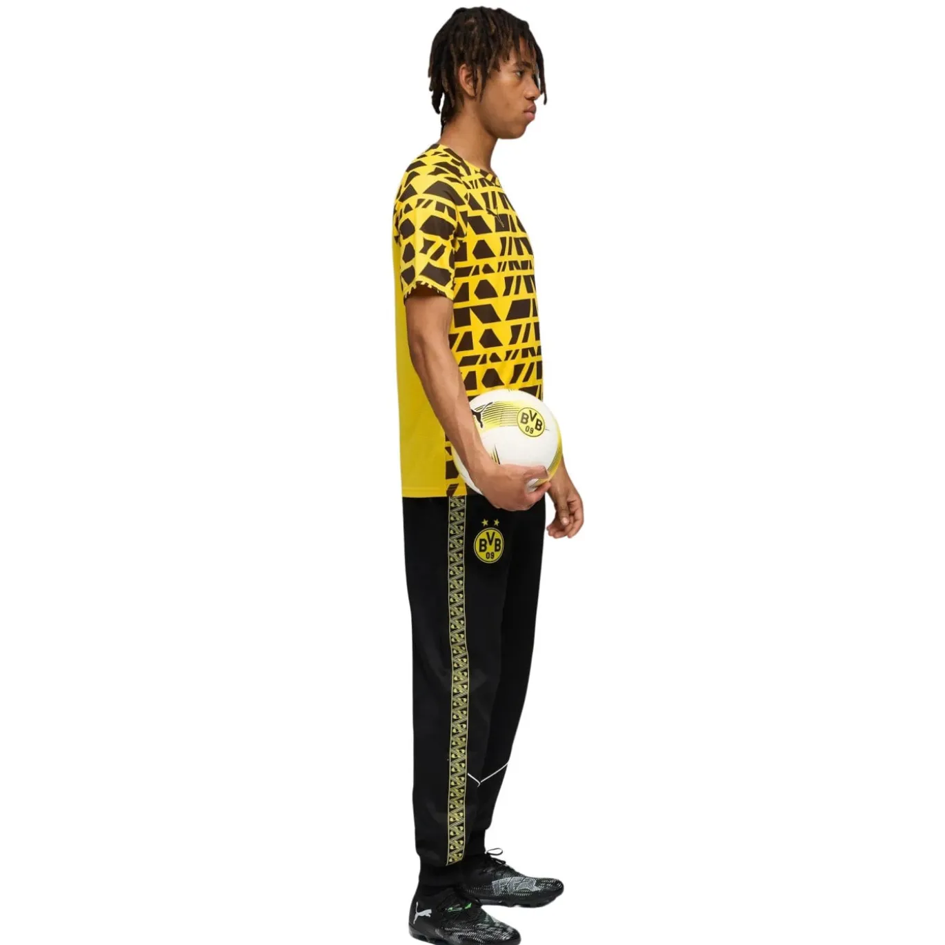 PUMA Borussia Dortmund Pre-Match Trainingsshirt 2025-2026 Geel Zwart
