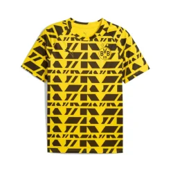 PUMA Borussia Dortmund Pre-Match Trainingsshirt 2025-2026 Geel Zwart