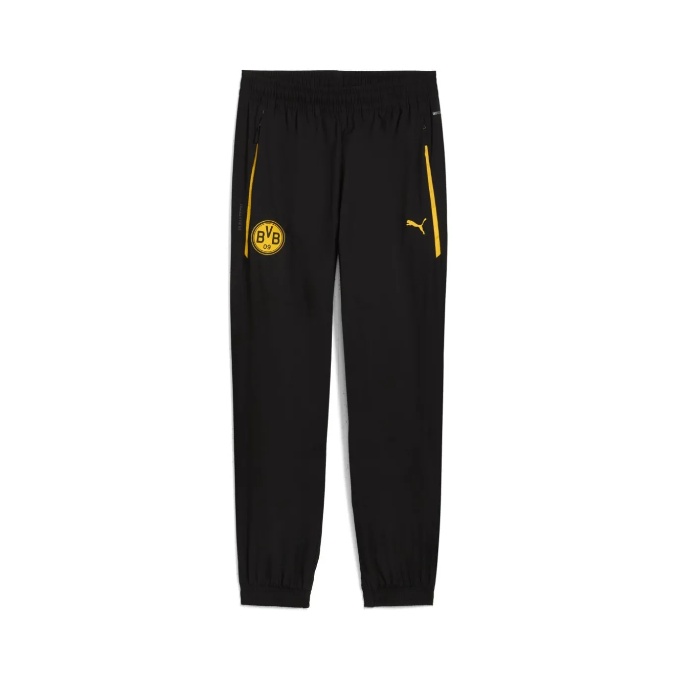 PUMA Borussia Dortmund Pumatech Woven Trainingspak Hooded Full-Zip 2025-2026 Zwart Geel
