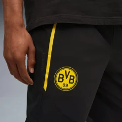 PUMA Borussia Dortmund Pumatech Woven Trainingspak Hooded Full-Zip 2025-2026 Zwart Geel