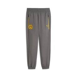 PUMA Borussia Dortmund Pumatech Woven Trainingspak Hooded Full-Zip 2025-2026 Zilver Geel