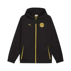 PUMA Borussia Dortmund Pumatech Trainingsjack Woven 2025-2026 Zwart Geel