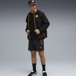 PUMA Borussia Dortmund Pumatech Trainingsjack Woven 2025-2026 Zwart Geel