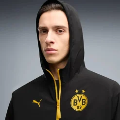 PUMA Borussia Dortmund Pumatech Woven Trainingspak 2026-2027 Zwart Geel