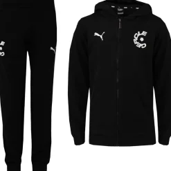 PUMA Cercle Brugge Casual Joggingpak Hooded 2025-2026 Kids Zwart