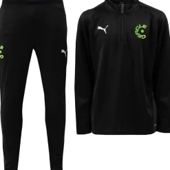 PUMA Cercle Brugge Trainingspak 1/4-Zip 2025-2026 Kids Zwart