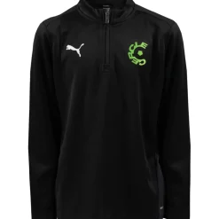PUMA Cercle Brugge Trainingstrui 1/4-Zip 2025-2026 Kids Zwart