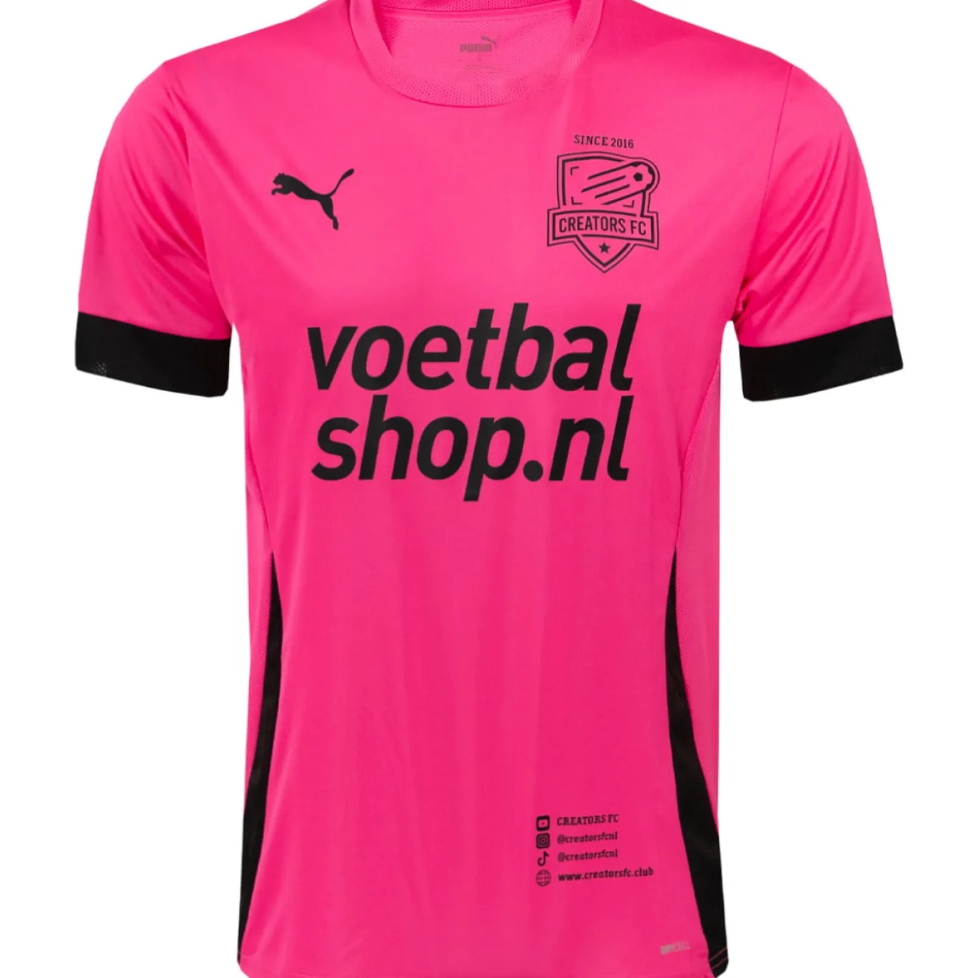 PUMA Creators FC Thuisshirt 2024-2025 Kids Roze Zwart