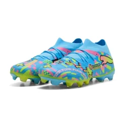 PUMA Future 9 Match ADV Gras / Kunstgras Voetbalschoenen (MG) Felblauw Felroze Neongroen