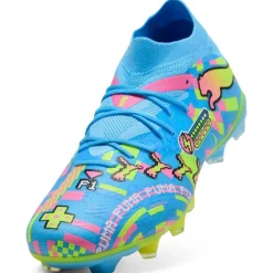 PUMA Future 9 Match ADV Gras / Kunstgras Voetbalschoenen (MG) Felblauw Felroze Neongroen