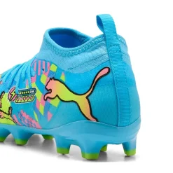 PUMA Future 9 Match ADV Gras / Kunstgras Voetbalschoenen (MG) Kids Felblauw Felroze Neongroen