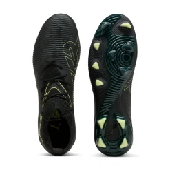 PUMA Future 8 Match Gras / Kunstgras Voetbalschoenen (MG) Zwart Donkergroen Lichtgroen