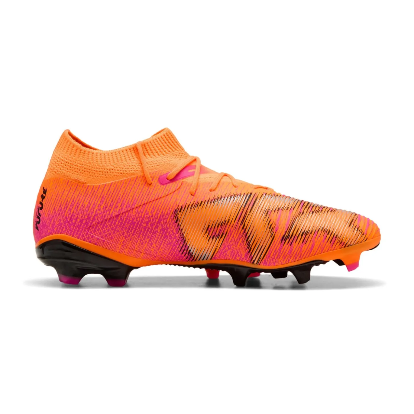PUMA Future 8 Match Gras / Kunstgras Voetbalschoenen (MG) Oranje Roze Zwart