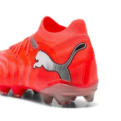 PUMA Future 9 Match Gras / Kunstgras Voetbalschoenen (MG) Felrood Zilver Zwart