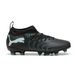 PUMA Future 9 Match Gras / Kunstgras Voetbalschoenen (MG) Kids Zwart Intense Mint Wit