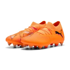 PUMA Future 8 Match IJzeren-Nop Voetbalschoenen (SG) Oranje Roze Zwart