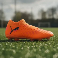 PUMA Future 8 Match IJzeren-Nop Voetbalschoenen (SG) Oranje Roze Zwart