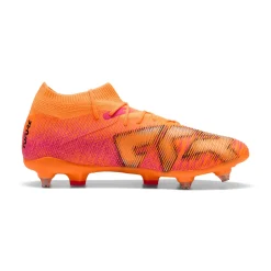 PUMA Future 8 Match IJzeren-Nop Voetbalschoenen (SG) Oranje Roze Zwart