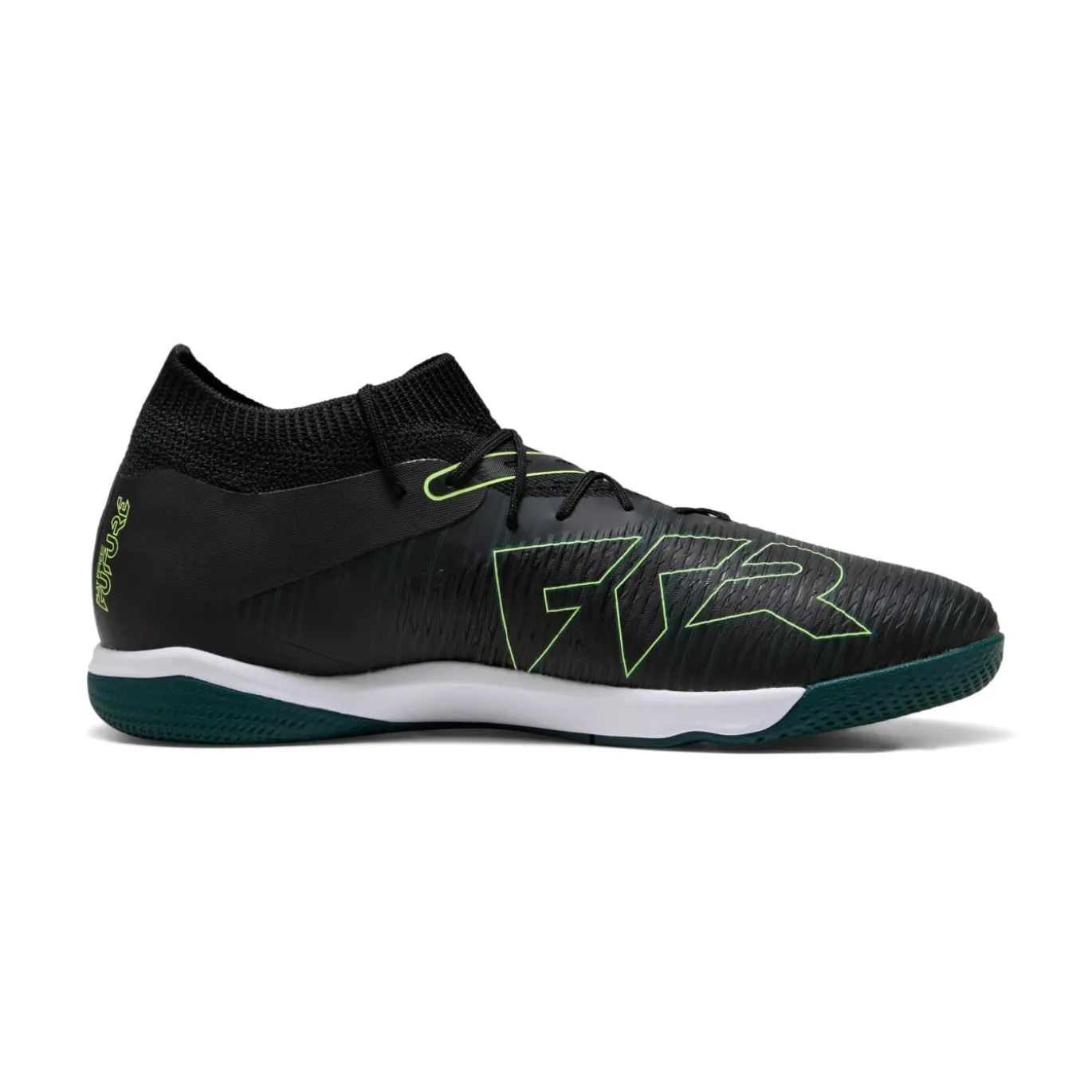 PUMA Future 8 Match Zaalvoetbalschoenen (IN) Zwart Donkergroen Lichtgroen