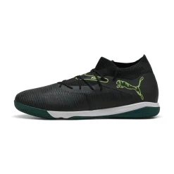 PUMA Future 8 Match Zaalvoetbalschoenen (IN) Zwart Donkergroen Lichtgroen