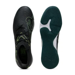 PUMA Future 8 Match Zaalvoetbalschoenen (IN) Zwart Donkergroen Lichtgroen