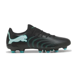PUMA Future 9 Play Gras / Kunstgras Voetbalschoenen (MG) Zwart Intense Mint Wit